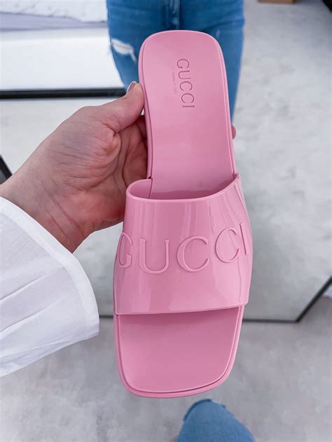 gucci jelly sandal yg rapper|Gucci sandals dupe.